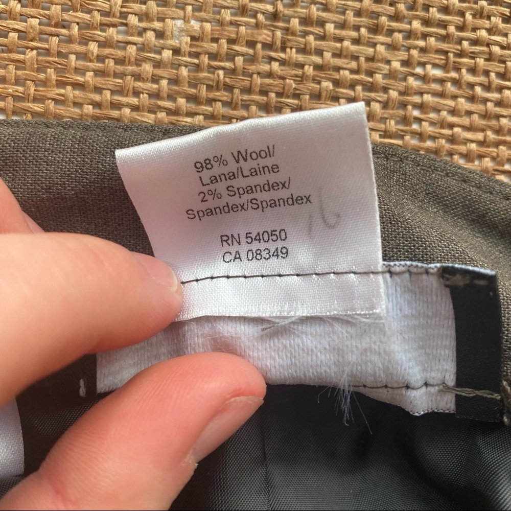 Nwt Wool High-Waisted Trousers - image 6